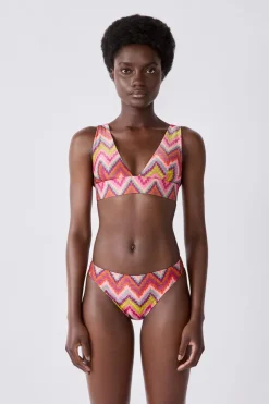 Hot ETAM Top bikini triangular ESTAMPADO