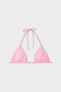 Hot ETAM Top bikini triangular sin aros ROSA