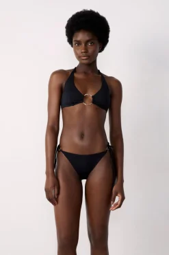 Best ETAM Top bikini triángulo con detalle de anillas La modelo mide 1m75 y viste S
