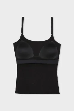Hot ETAM Top con sujetador integrado NEGRO