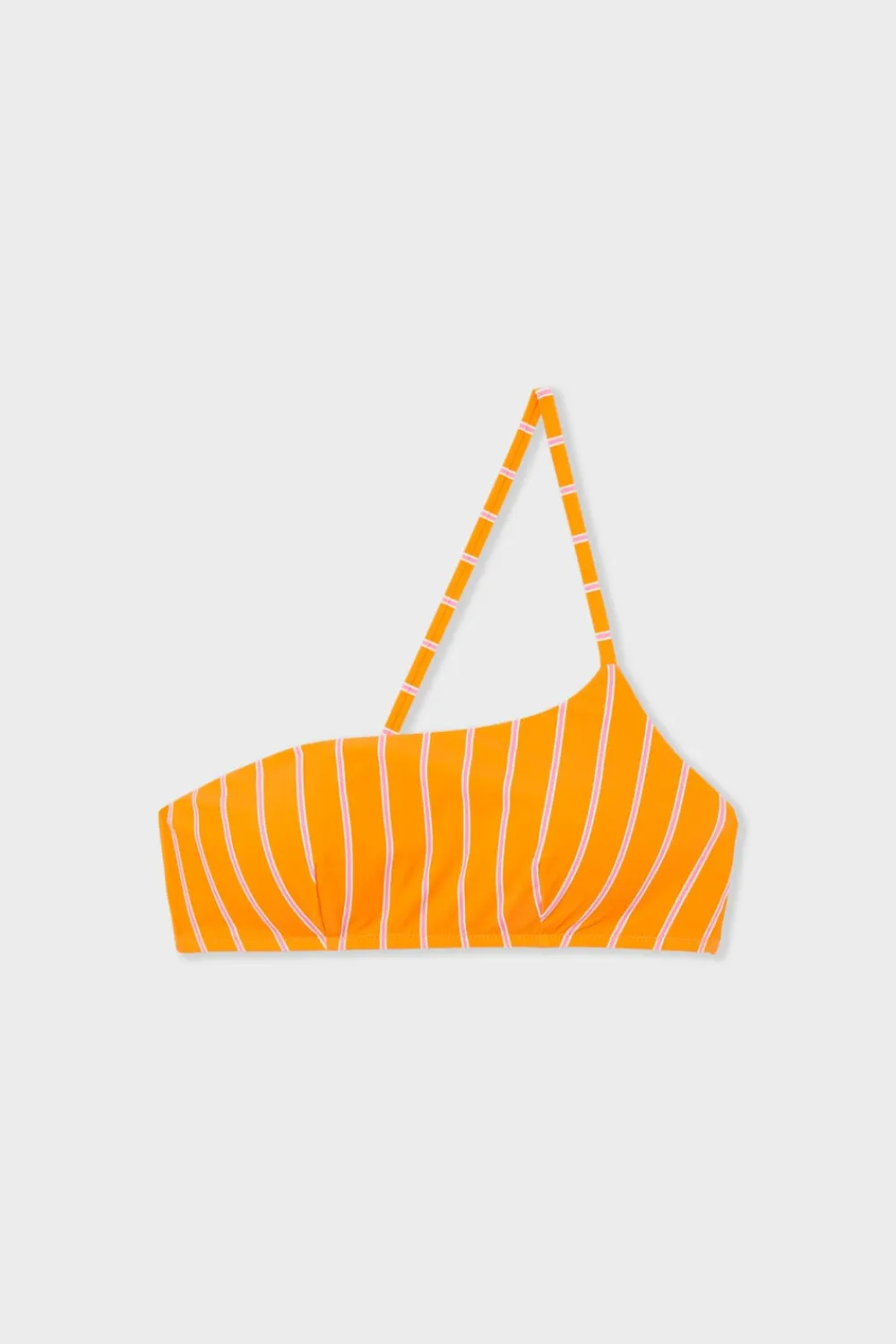 New ETAM Top de bikini asimétrico IMP FD NARANJA