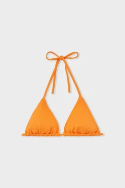 ETAM Top de bikini triangular NARANJA