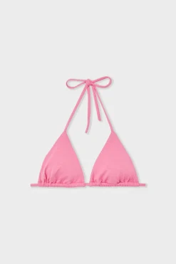 Outlet ETAM Top de bikini triangular ROSA