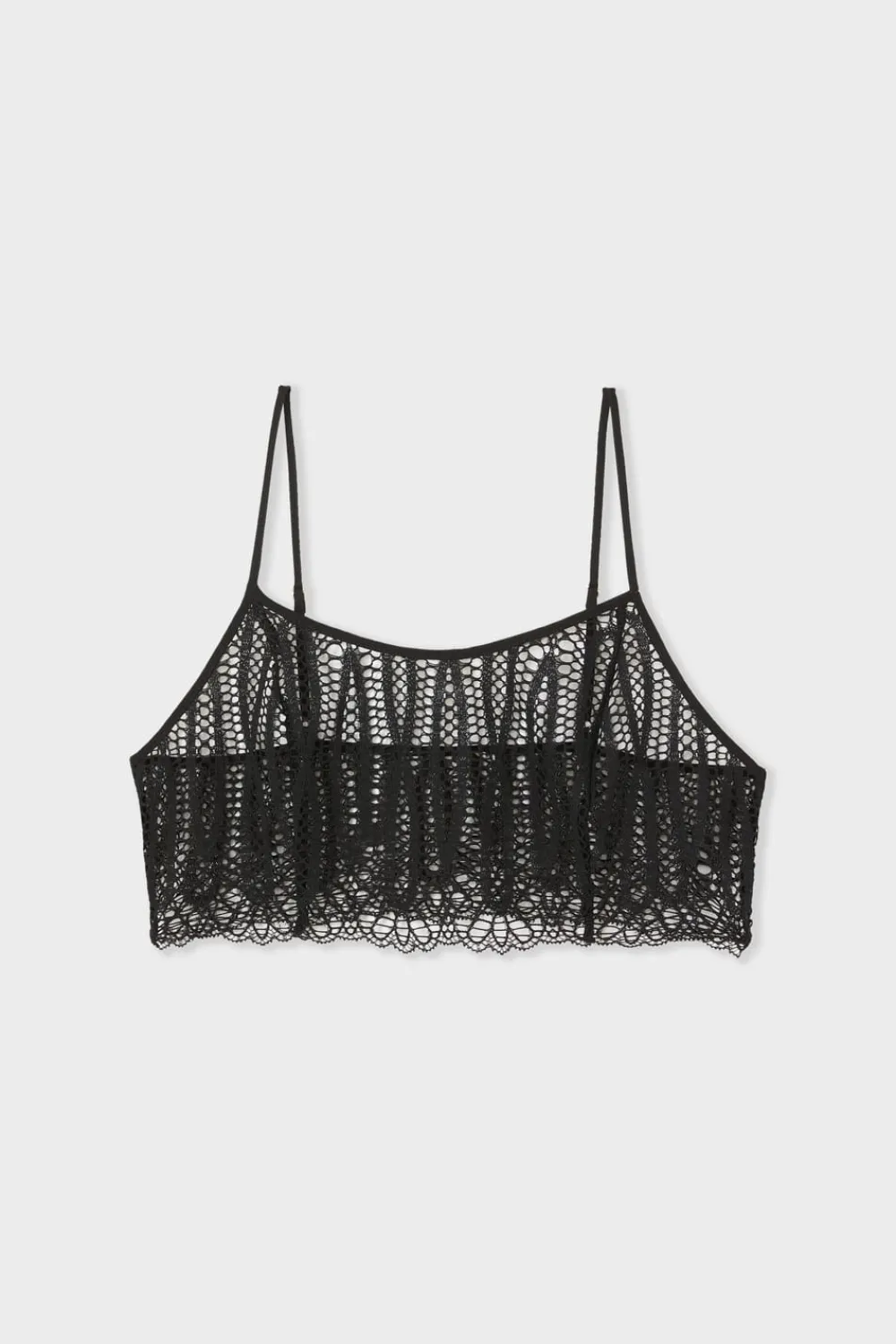 Clearance ETAM Top de encaje NEGRO