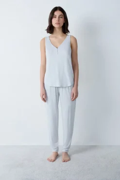 Clearance ETAM Top de pijama GRIS CLARO