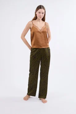 Discount ETAM Top de satén BRONCE