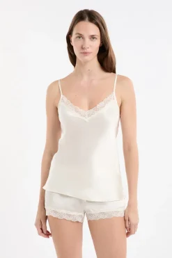 Best ETAM Top de seda PERLA