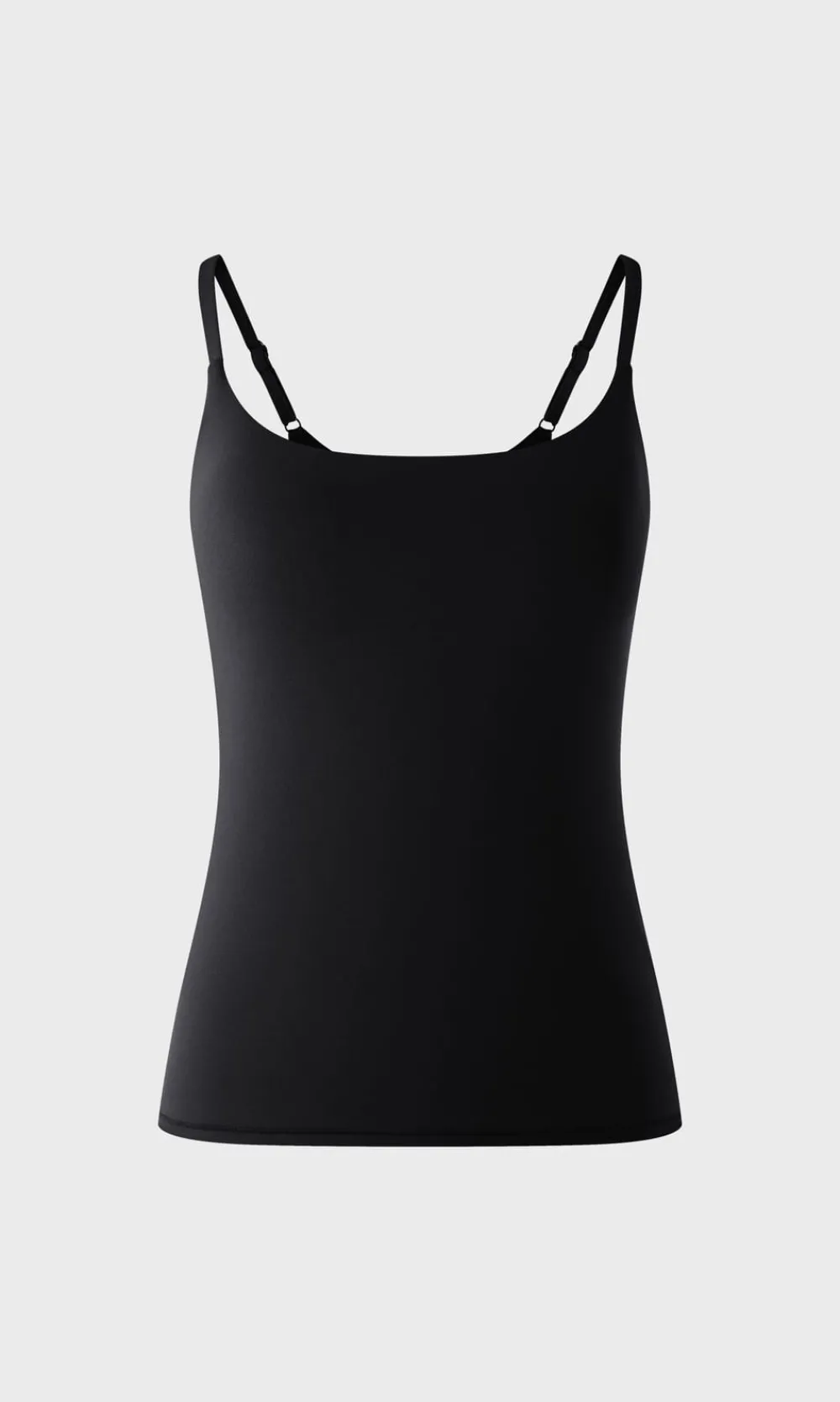 Online ETAM Top de tirantes de microfibra NEGRO