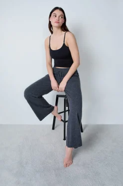 Hot ETAM Top de tirantes finos de lactancia NEGRO