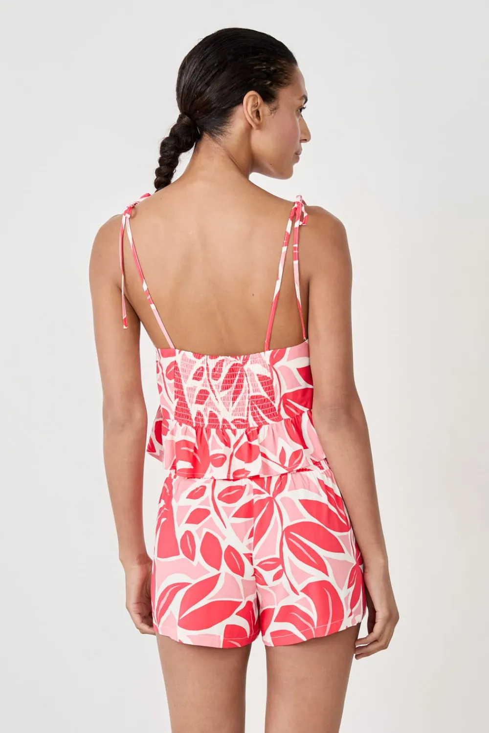 Hot ETAM Top estampado ROJO