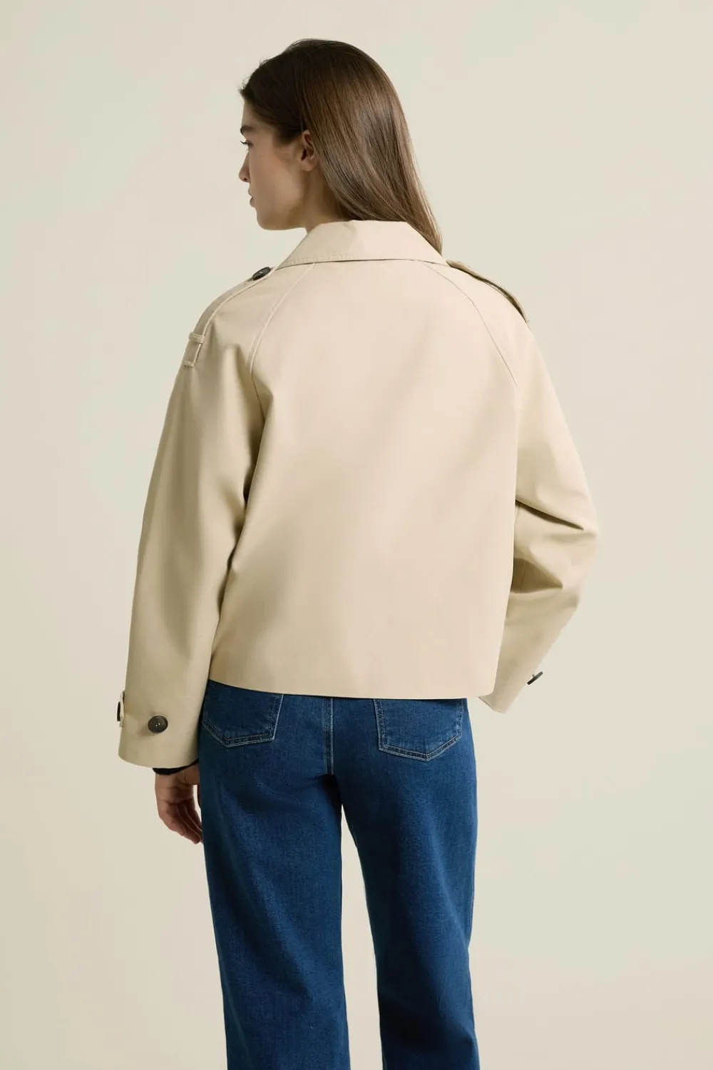 New ETAM Trench court BEIGE