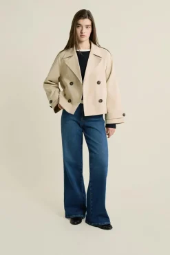 New ETAM Trench court BEIGE