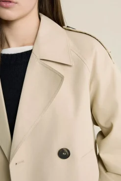 New ETAM Trench court BEIGE