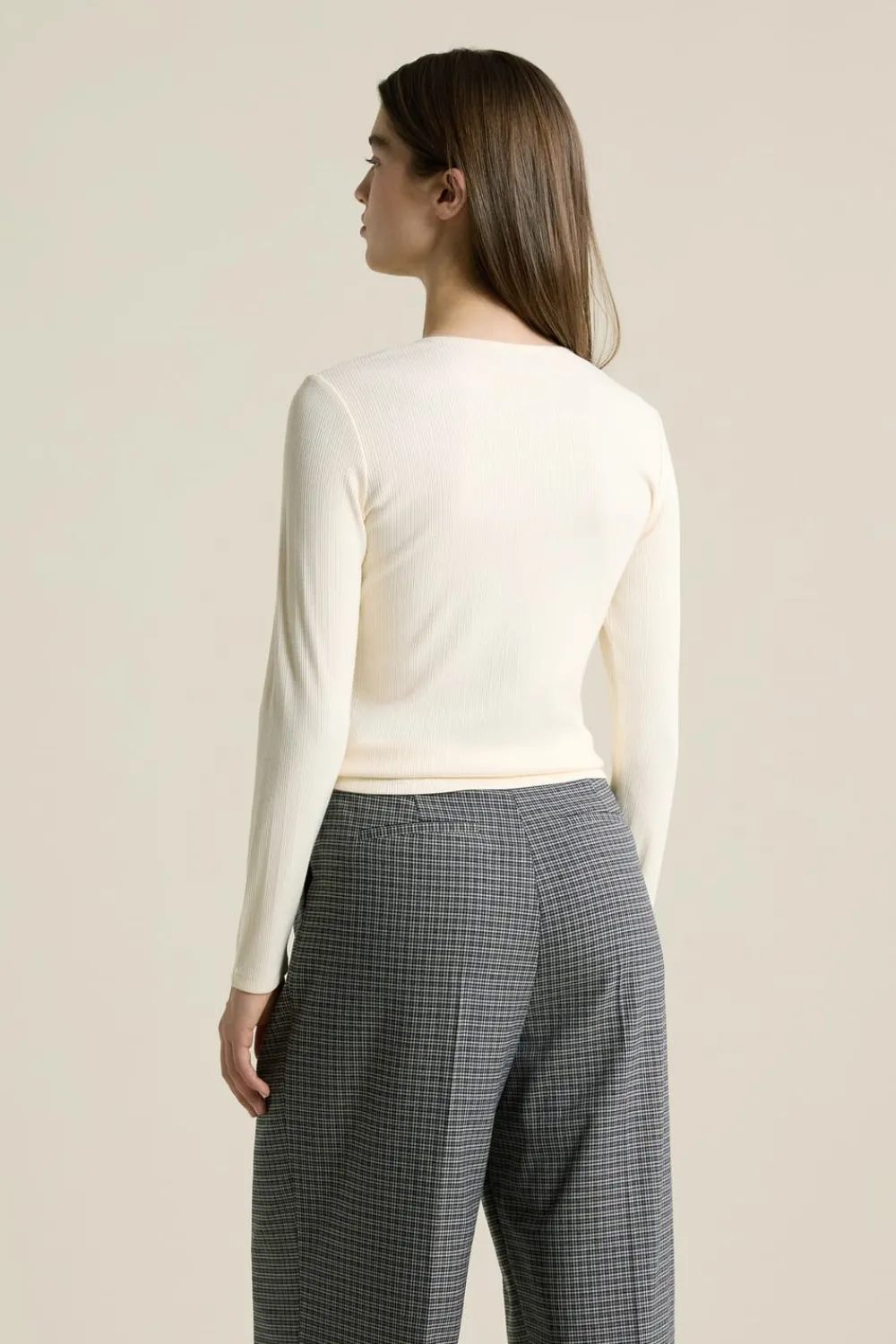Online ETAM T-shirt manches longues encolure carrée LIN