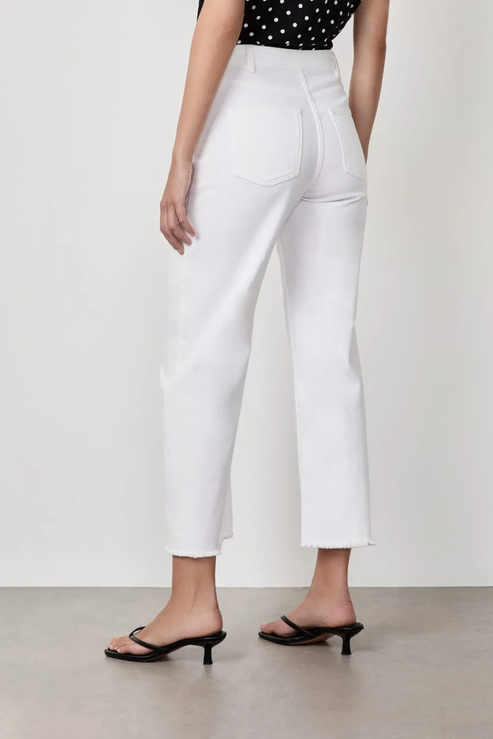 Online ETAM Vaqueros 7/8 de pierna ancha BLANCO