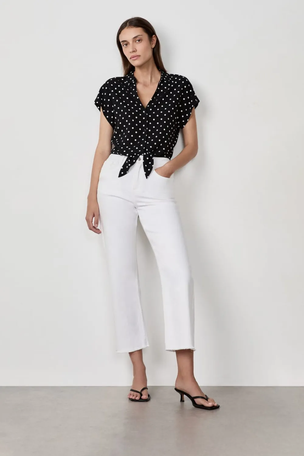 Online ETAM Vaqueros 7/8 de pierna ancha BLANCO