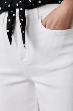 Online ETAM Vaqueros 7/8 de pierna ancha BLANCO