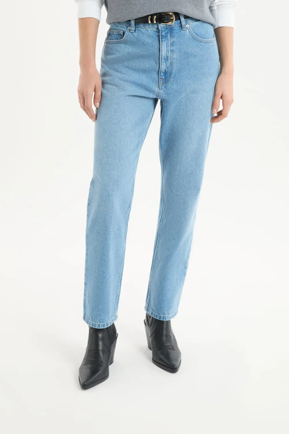 Online ETAM Vaqueros de corte recto AZUL REAL