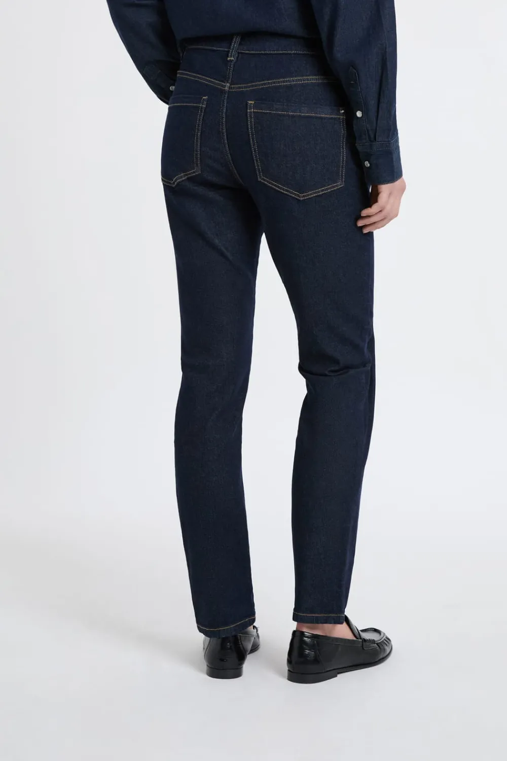Sale ETAM Vaqueros de corte slim azul denim