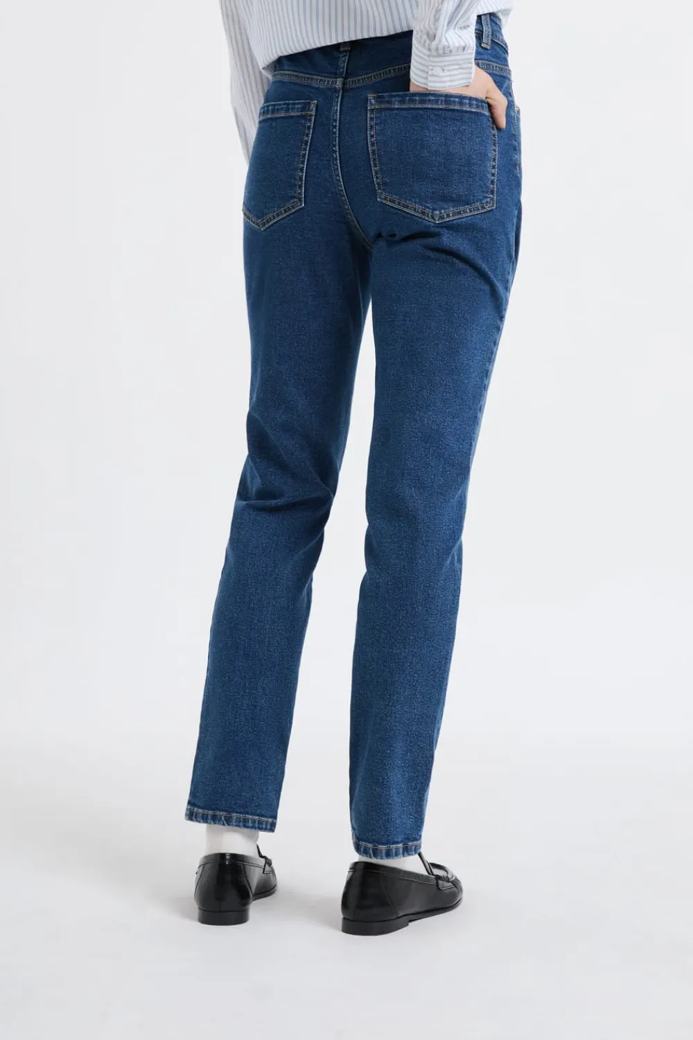 Hot ETAM Vaqueros de corte slim AZUL NOCHE