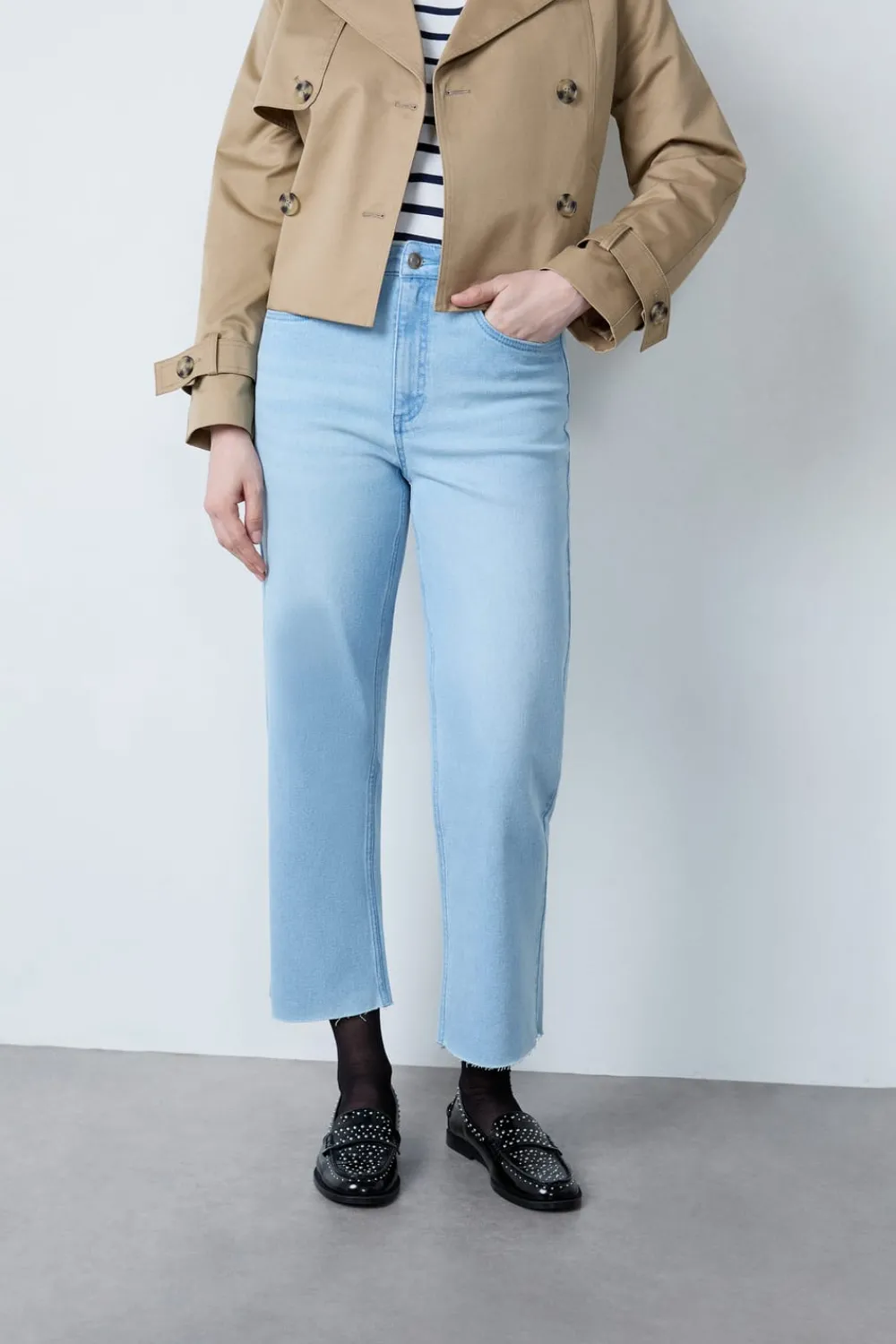 Best ETAM Vaqueros de pata ancha AZUL