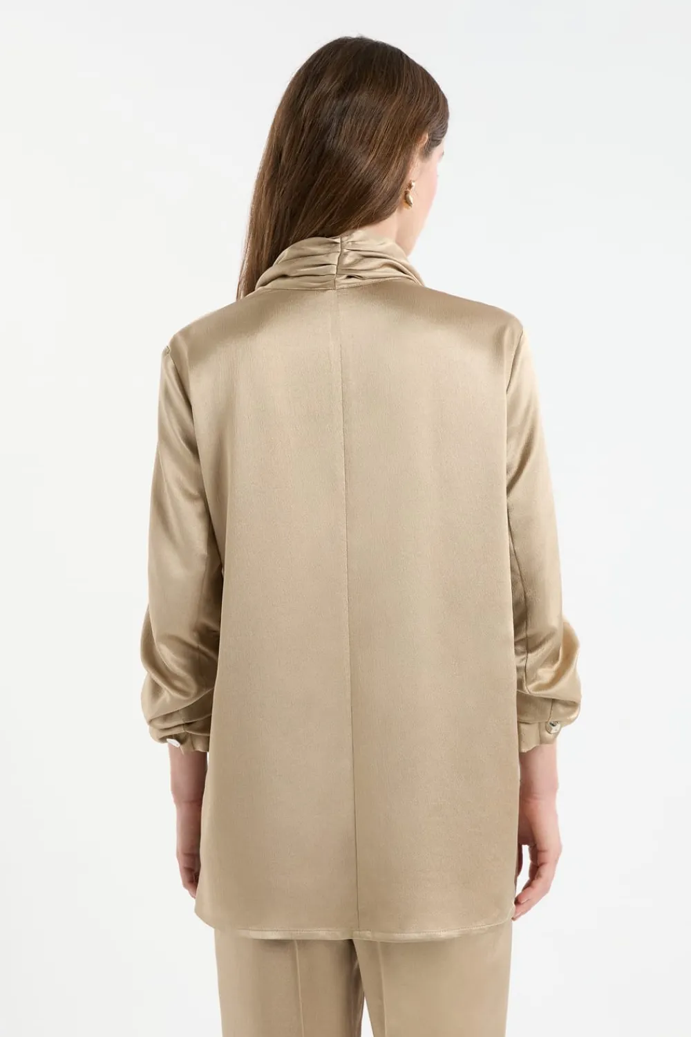 Best ETAM Veste manches longues en crêpe SABLE
