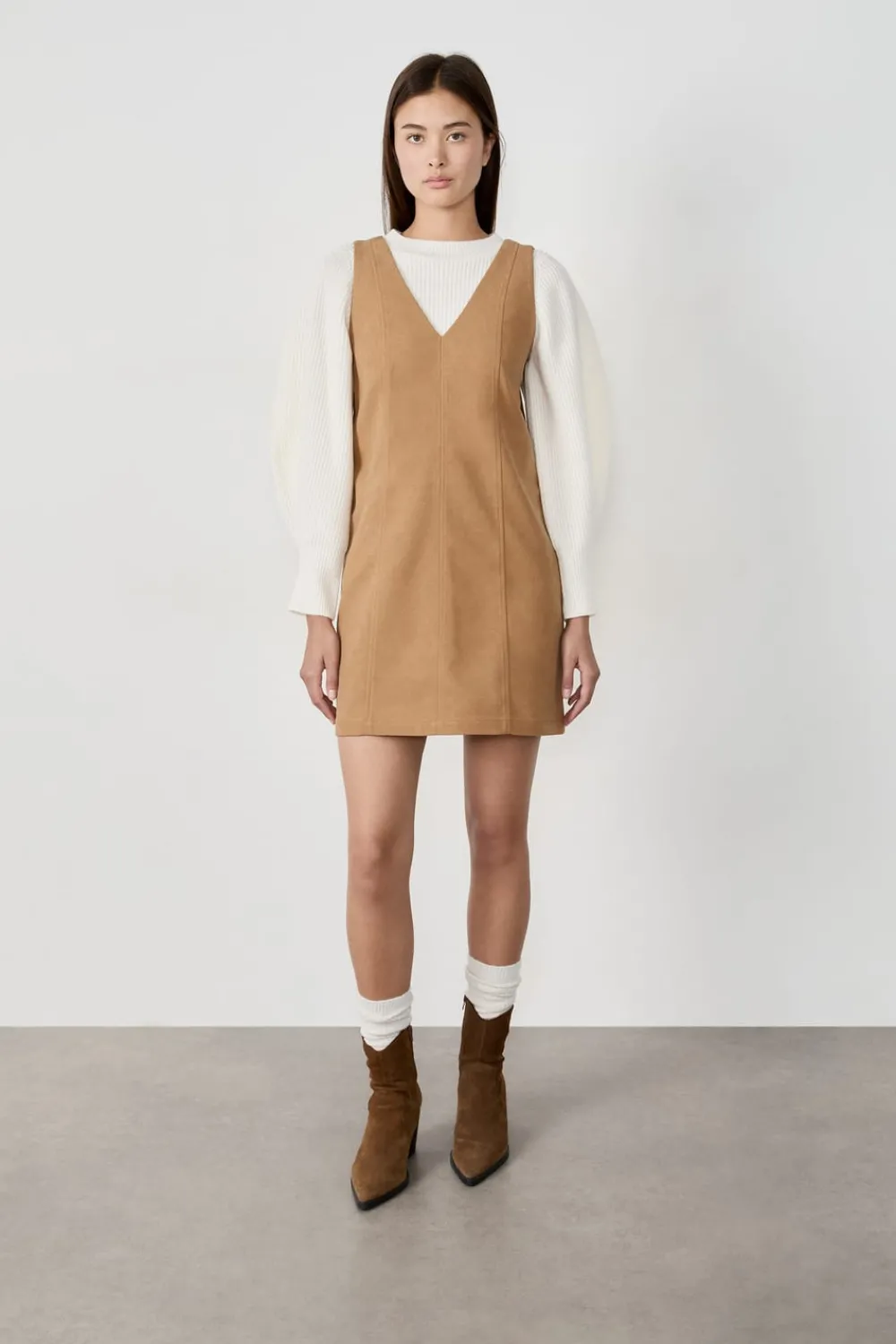 ETAM Vestido corto sin mangas TOPO