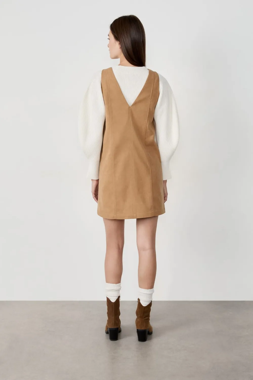 ETAM Vestido corto sin mangas TOPO
