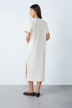 ETAM Vestido largo CRUDO