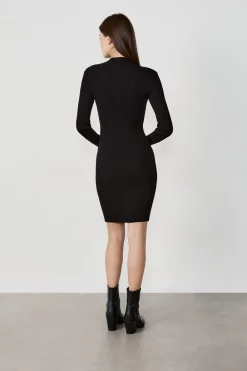 Online ETAM Vestido suéter corto NEGRO