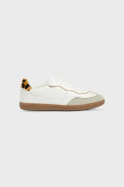 New ETAM Zapatillas deportivas con estampado de leopardo BLANCO