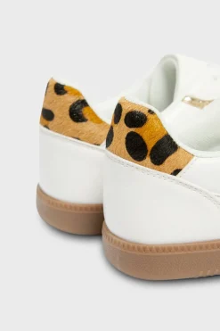 New ETAM Zapatillas deportivas con estampado de leopardo BLANCO