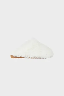 ETAM Zapatillas destalonadas de tejido ultrasuave crudo
