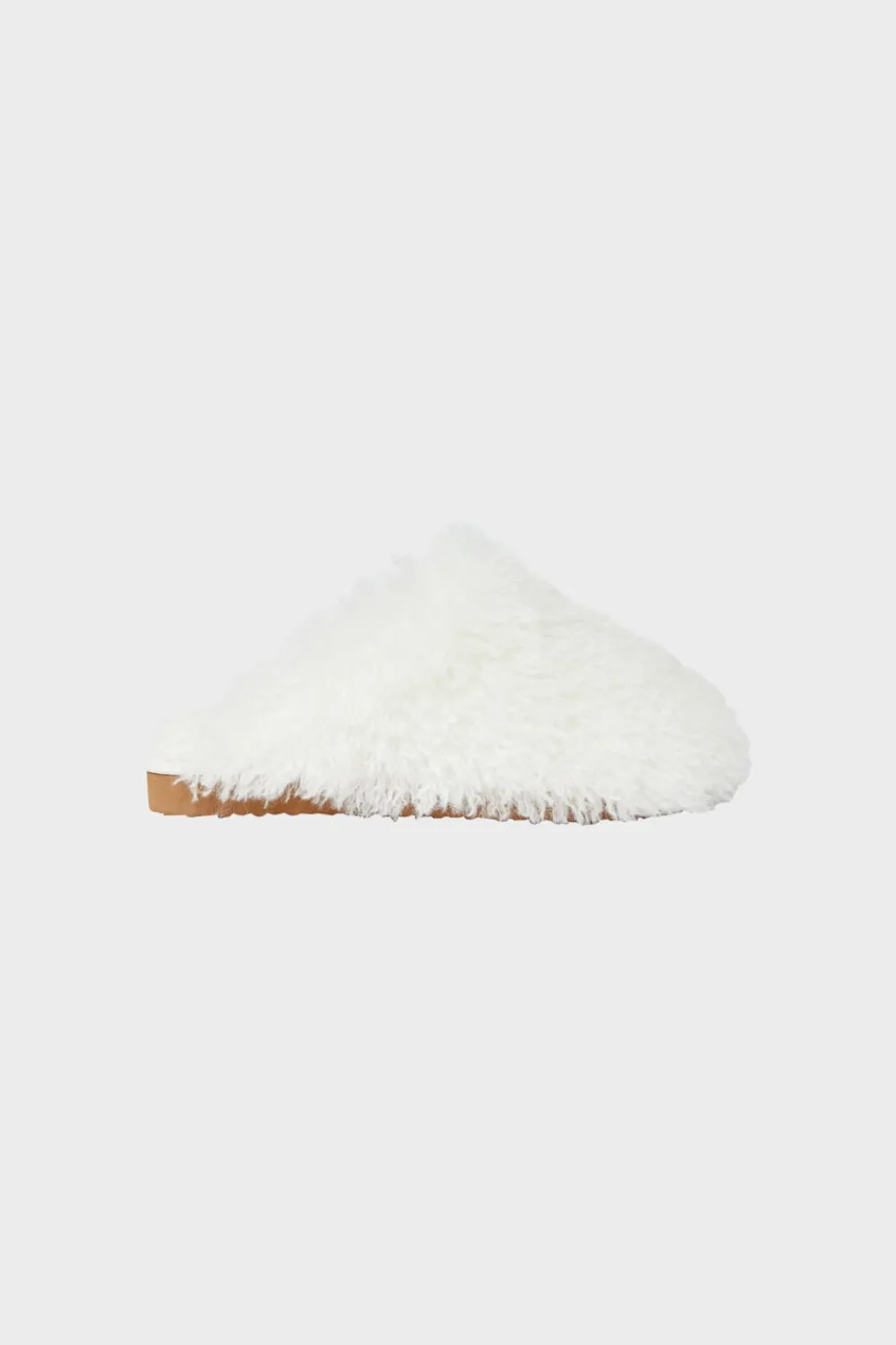 ETAM Zapatillas destalonadas de tejido ultrasuave crudo