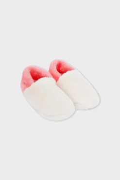 ETAM Zapatillas destalonadas de tejido ultrasuave CRUDO