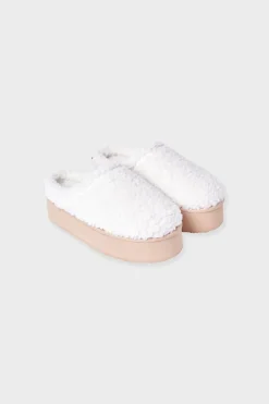 Hot ETAM Zapatillas destalonadas de tejido ultrasuave CRUDO