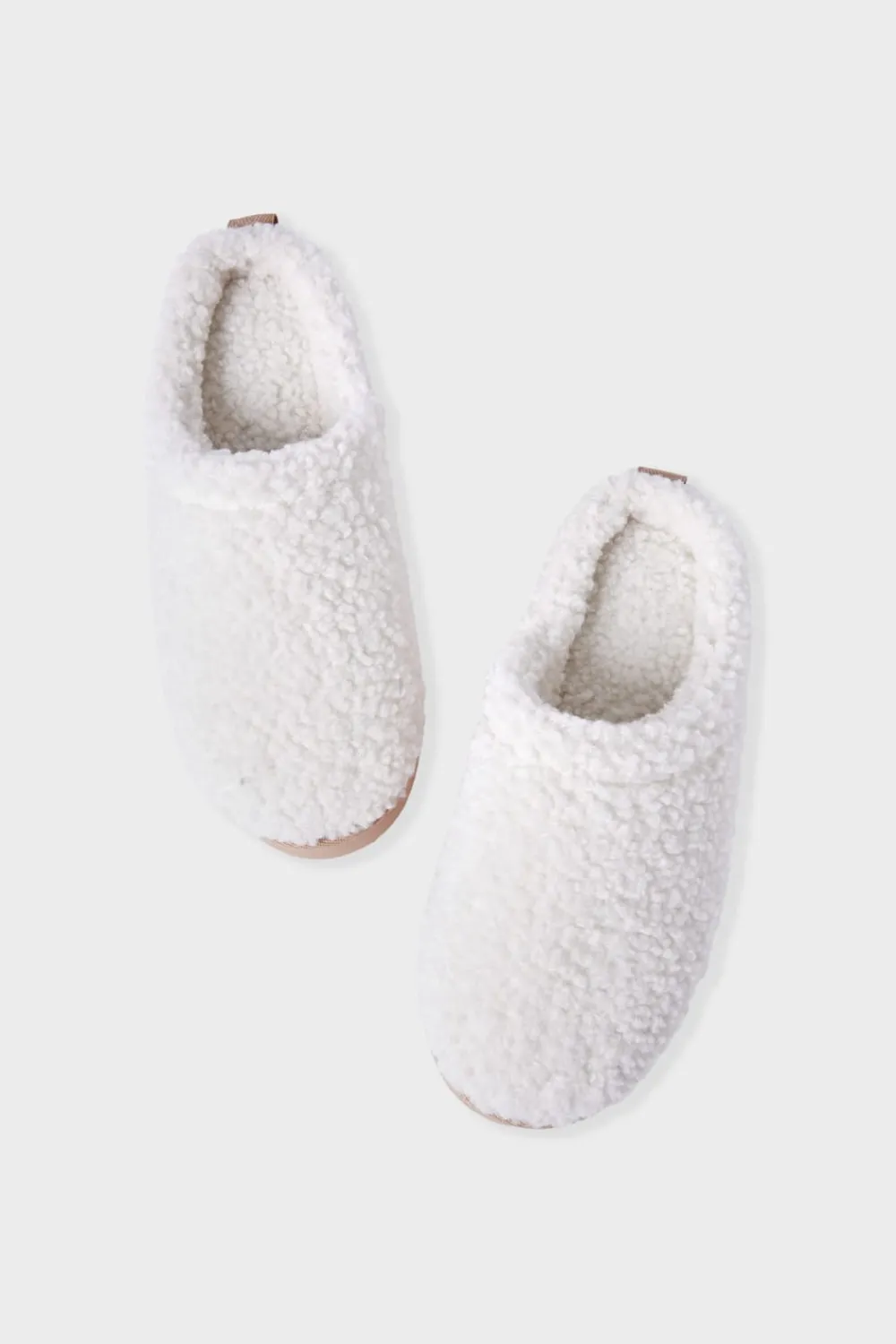 Hot ETAM Zapatillas destalonadas de tejido ultrasuave CRUDO