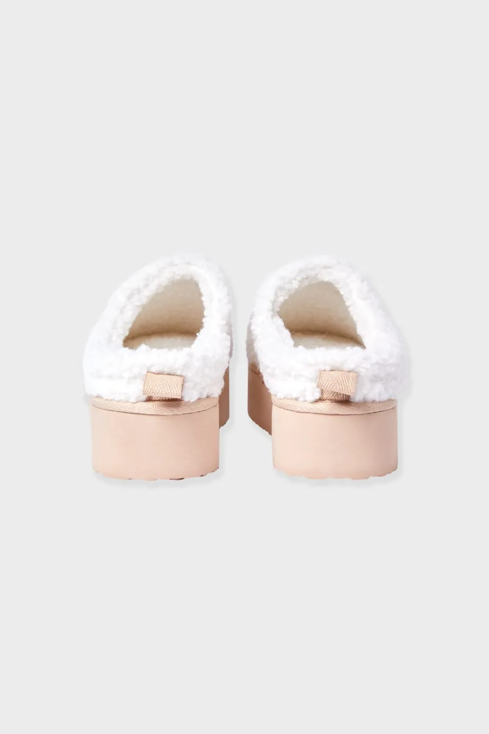 Hot ETAM Zapatillas destalonadas de tejido ultrasuave CRUDO