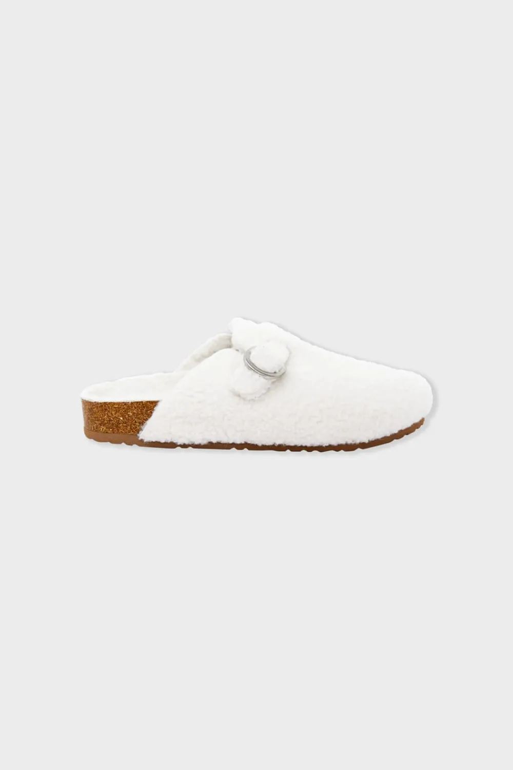 New ETAM Zapatillas destalonadas de tejido ultrasuave CRUDO