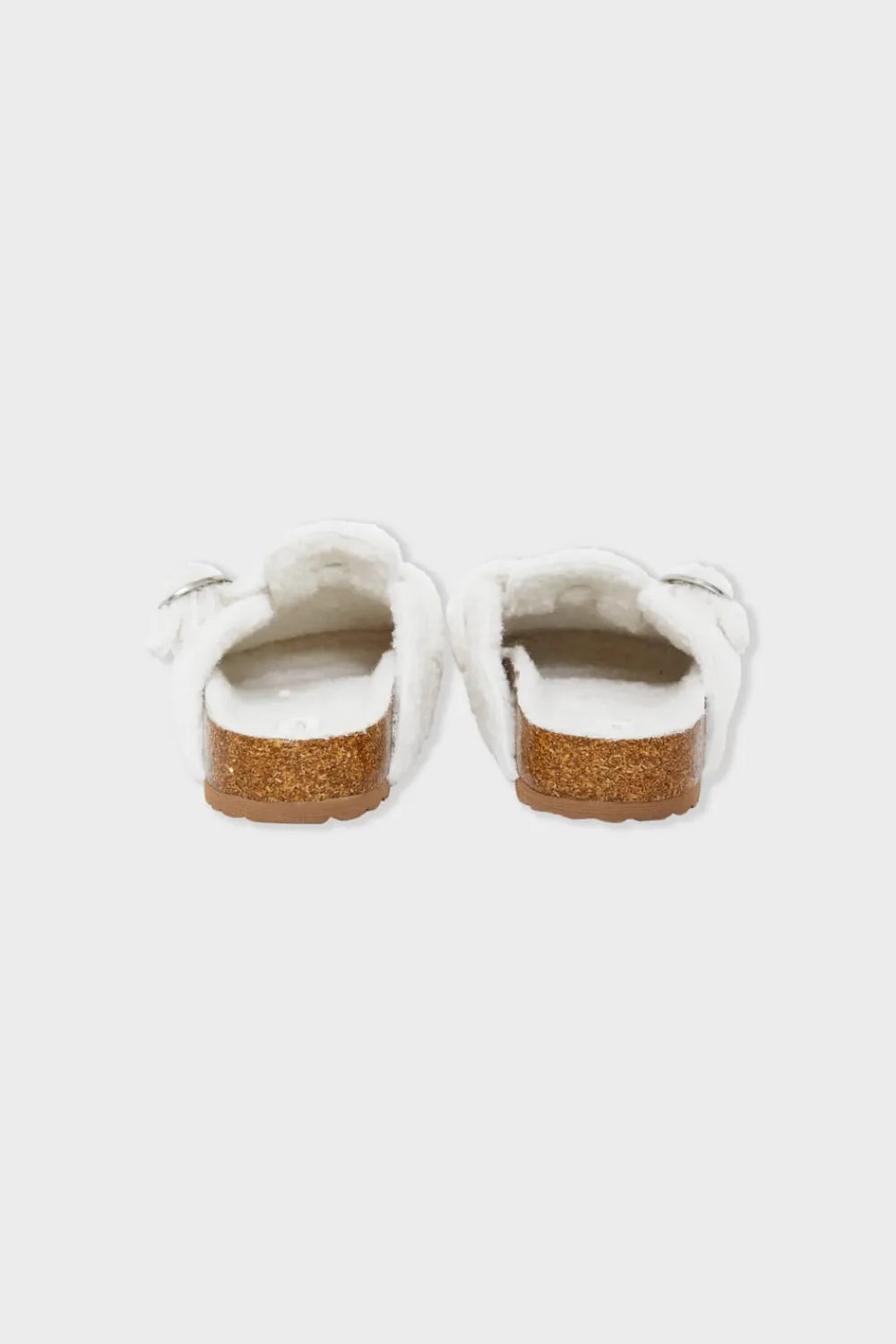 New ETAM Zapatillas destalonadas de tejido ultrasuave CRUDO