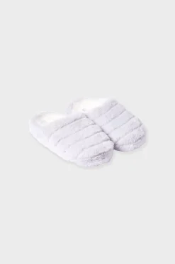 Online ETAM Zapatillas destalonadas de tejido ultrasuave GRIS