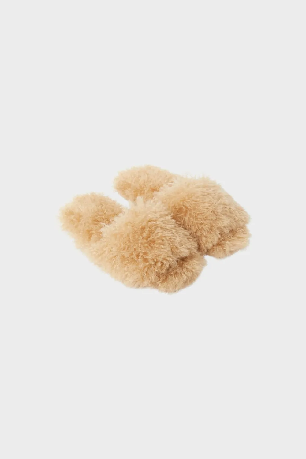 Best ETAM Zapatillas tipo chanclas de tejido ultrasuave BEIGE