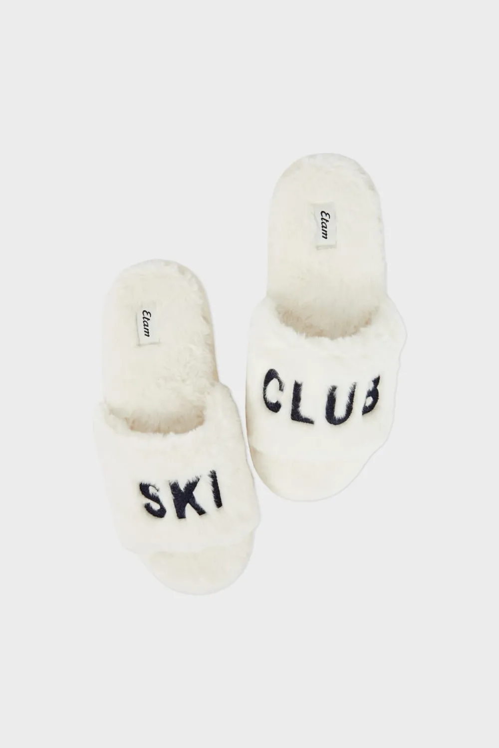 Clearance ETAM Zapatillas tipo chanclas de tejido ultrasuave CRUDO