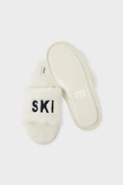 Clearance ETAM Zapatillas tipo chanclas de tejido ultrasuave CRUDO